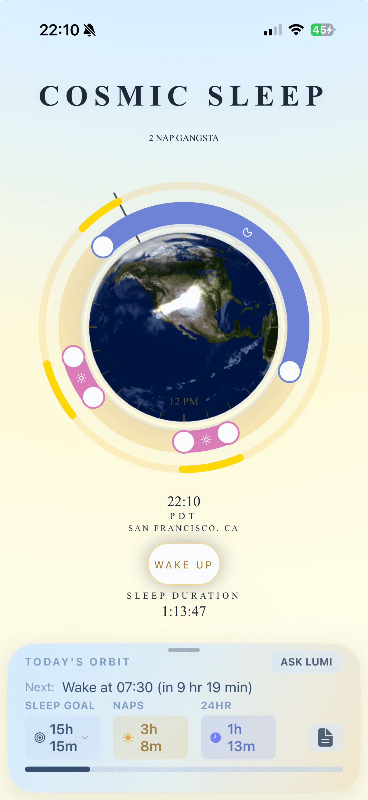 Cosmic Sleep Screenshot 1 (Light)